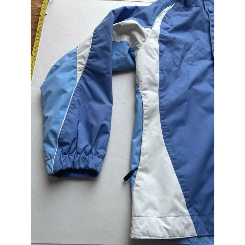REI Co-Op Insulated Hooded Jacket‎ Youth Girls Med 10-12 Blue Winter Coat